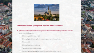 Zapojte se do průzkumu spokojenosti obyvatel města Olomouce