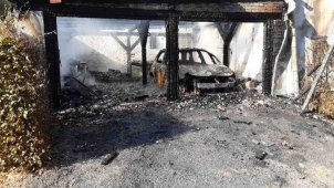 V Bušíně vyhořela garáž a část rodinného domu