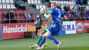 Fotbalisté SK Sigma na Slavii těsně prohráli