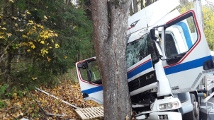 Kyselina sírová vytekla do příkopu v lese