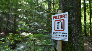 Jdete na Rešovské vodopády? Úřady zavřely cesty, hrozí pád stromů