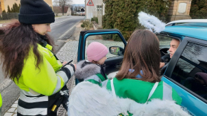 Děti na Šumpersku si zahrály na policisty, kontrolovaly řidiče