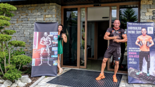 Kulturista Patrik Šerý pobývá v Luhačovicích