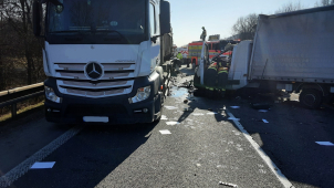 Nehoda na D35 uzavřela směr na Mohelnici