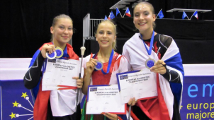 Mažoretky Linetbells vybojovaly na Evropě tři medaile