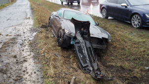 Nehoda u Zábřehu se obešla bez zranění