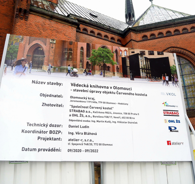 Jak dopadne rekonstrukce Červeného kostela? Kraj ji přehodnocuje