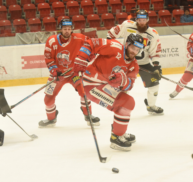 Hokejisté HC Olomouc v Plzni prohráli o gól