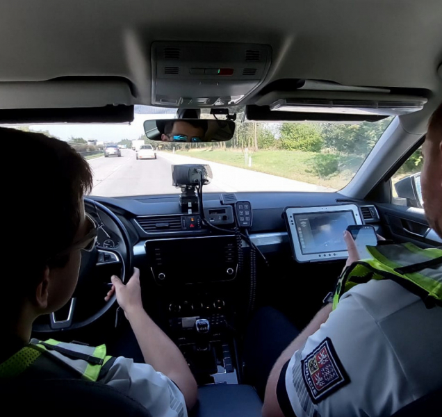 Na silnicích v Olomouckém kraji hlídala policie