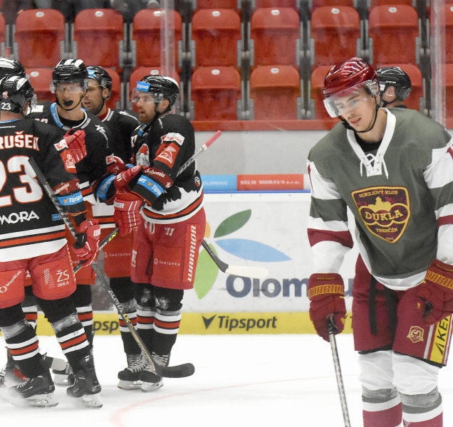 Hokejisté HC Olomouc přehráli Trenčín
