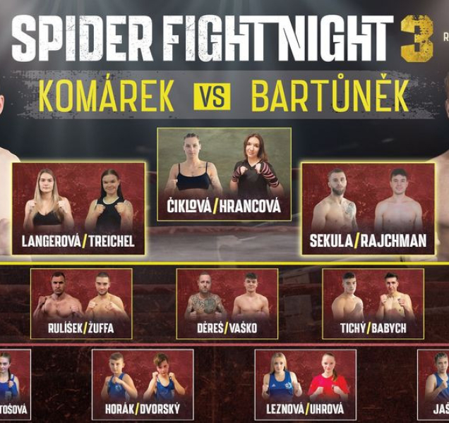 Spider fight night opanuje sál RCO