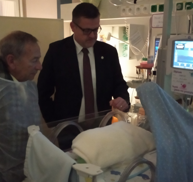 Předseda senátu Kubera navštívil Olomouc