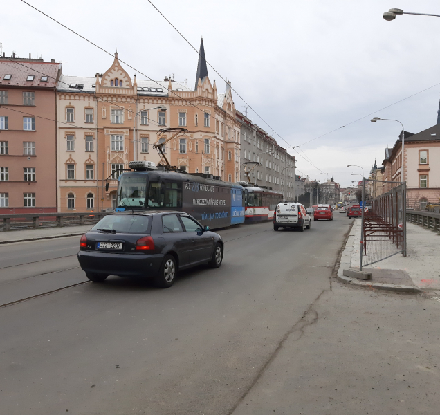 Výluka v dopravě na Masarykově třídě začala