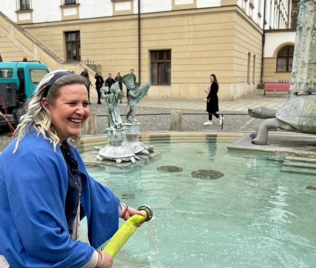 Olomouc ožívá, do kašen se po zimě vrací voda