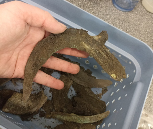 Archeologové objevili u Kojetína bronzový poklad