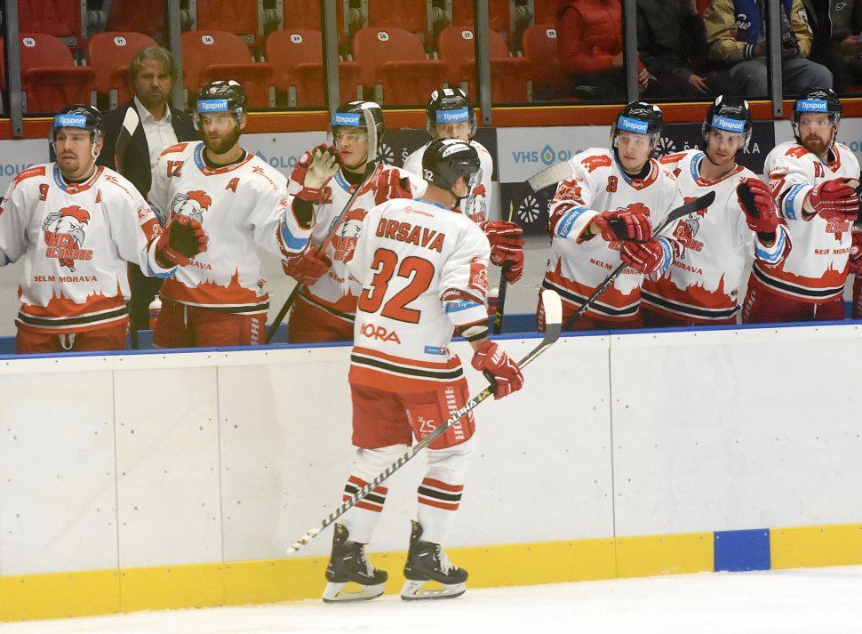 Hokejisté HC Olomouc doma porazili Boleslav