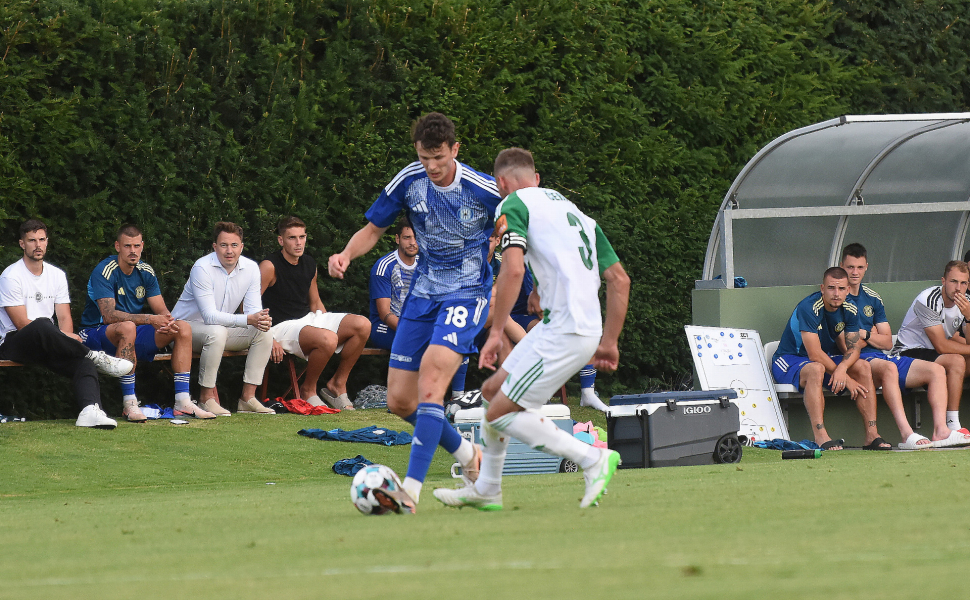 Fotbalisté SK Sigma hráli ve Slatinicích
