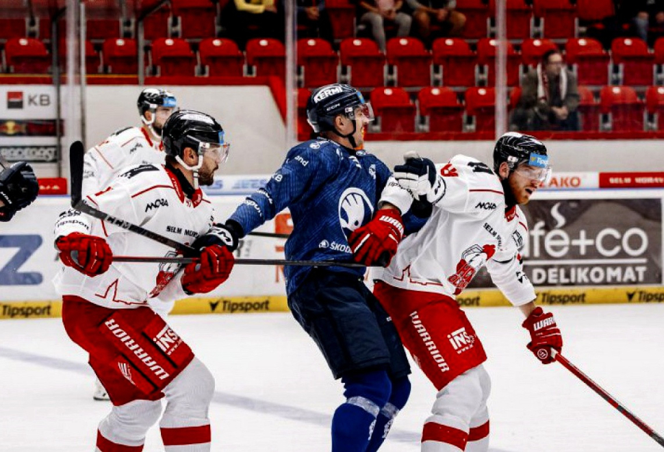 Hokejisté HC Olomouc udolali Plzeň po prodloužení